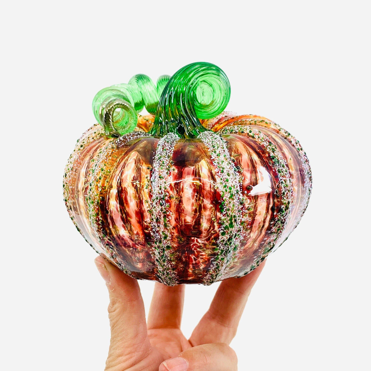 Daily Pumpkin 1366 Holiday Squat Gabby Luke Adams Glass Blowing Studio 