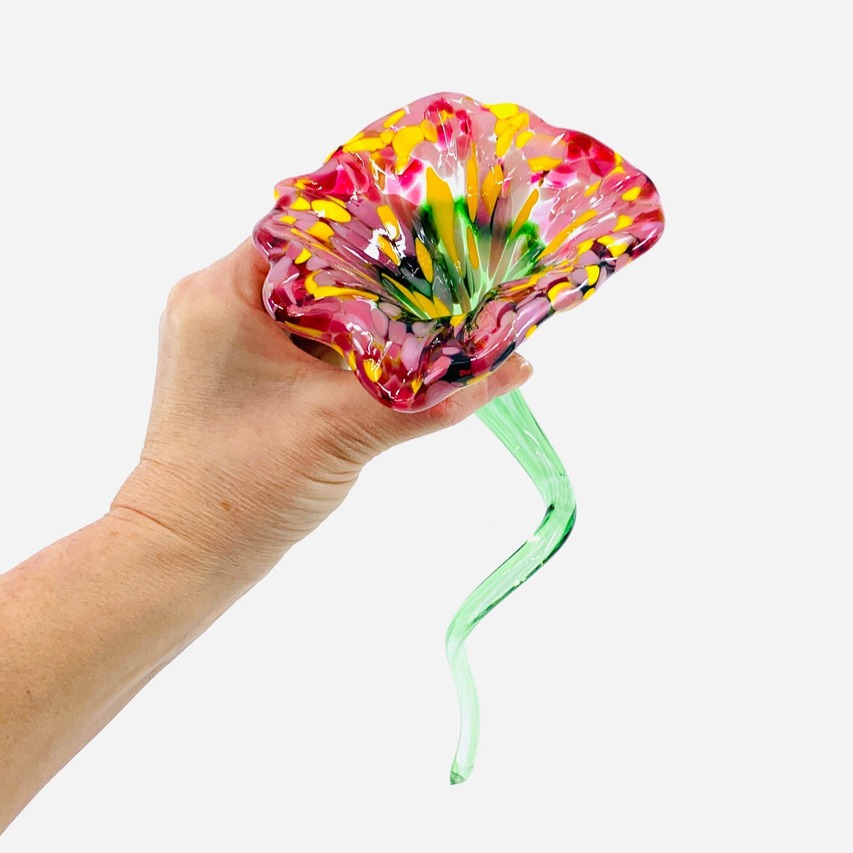 Pulled Glass Flower 42 Decor Luke Adams Glass Blowing Studio 