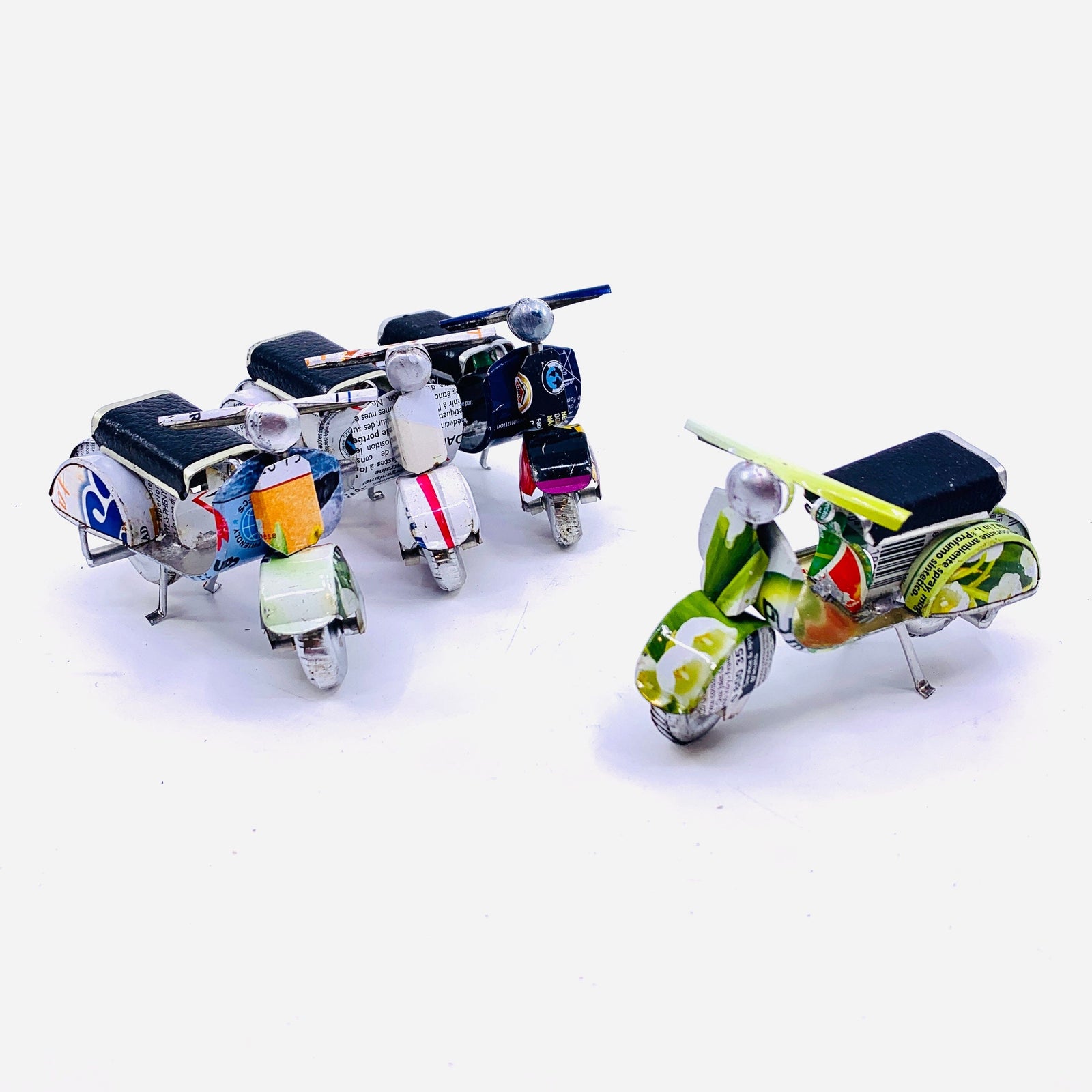 Recycled Tin Scooter Miniature East Africa Co. 