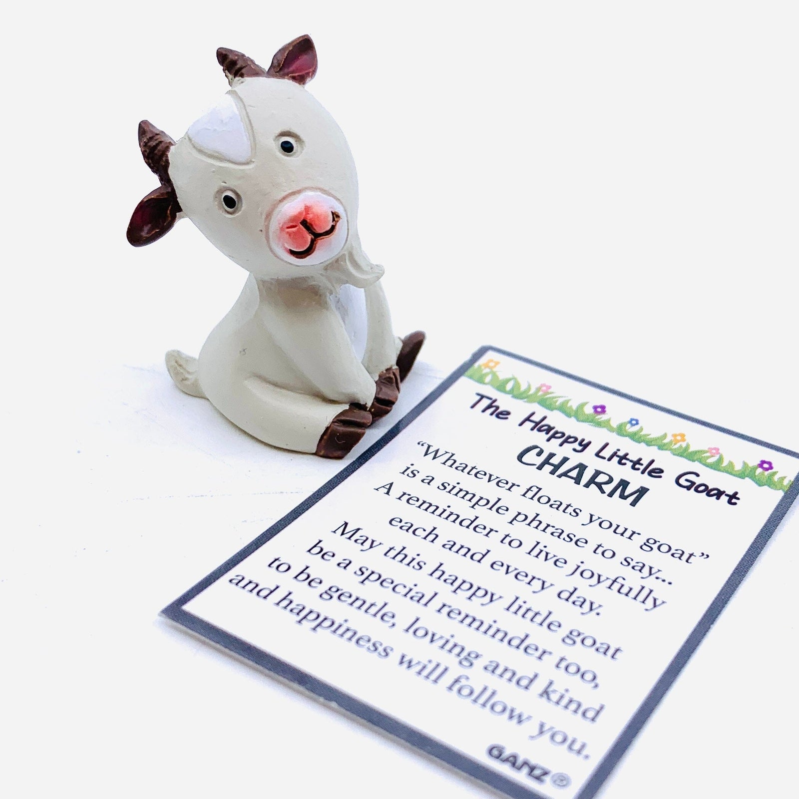 The Happy Little Goat Pocket Charm PT 96 Miniature GANZ 