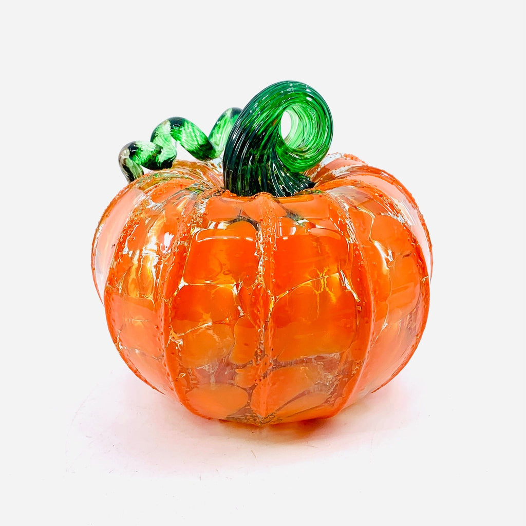 Daily Pumpkin 485 Fall Squat - Luke Adams Glass Blowing Studio