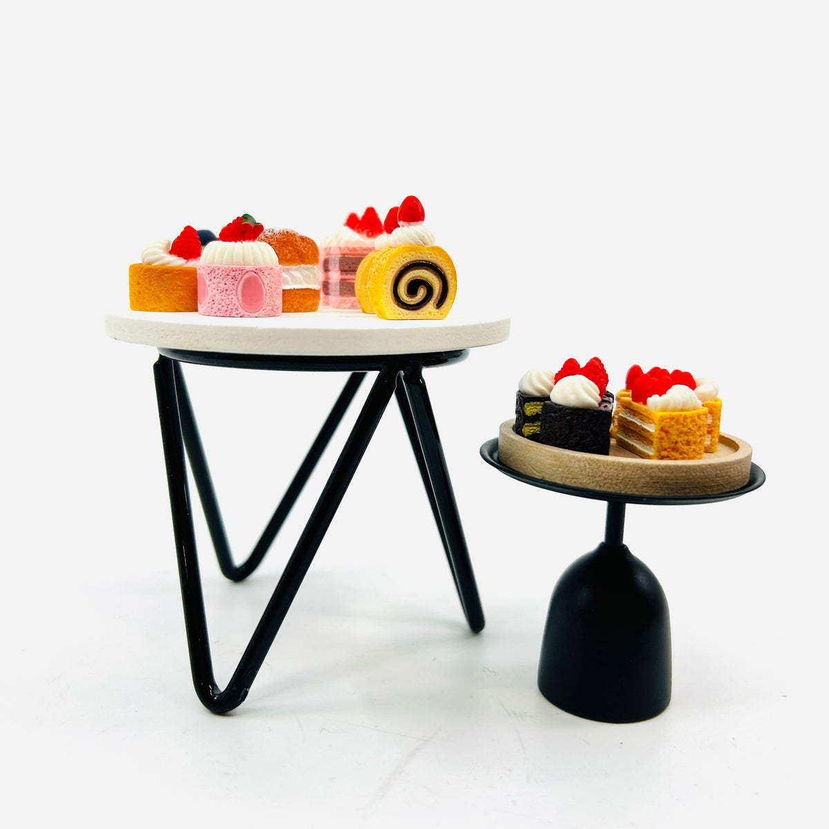 Miniature Display Pastry Tables - 