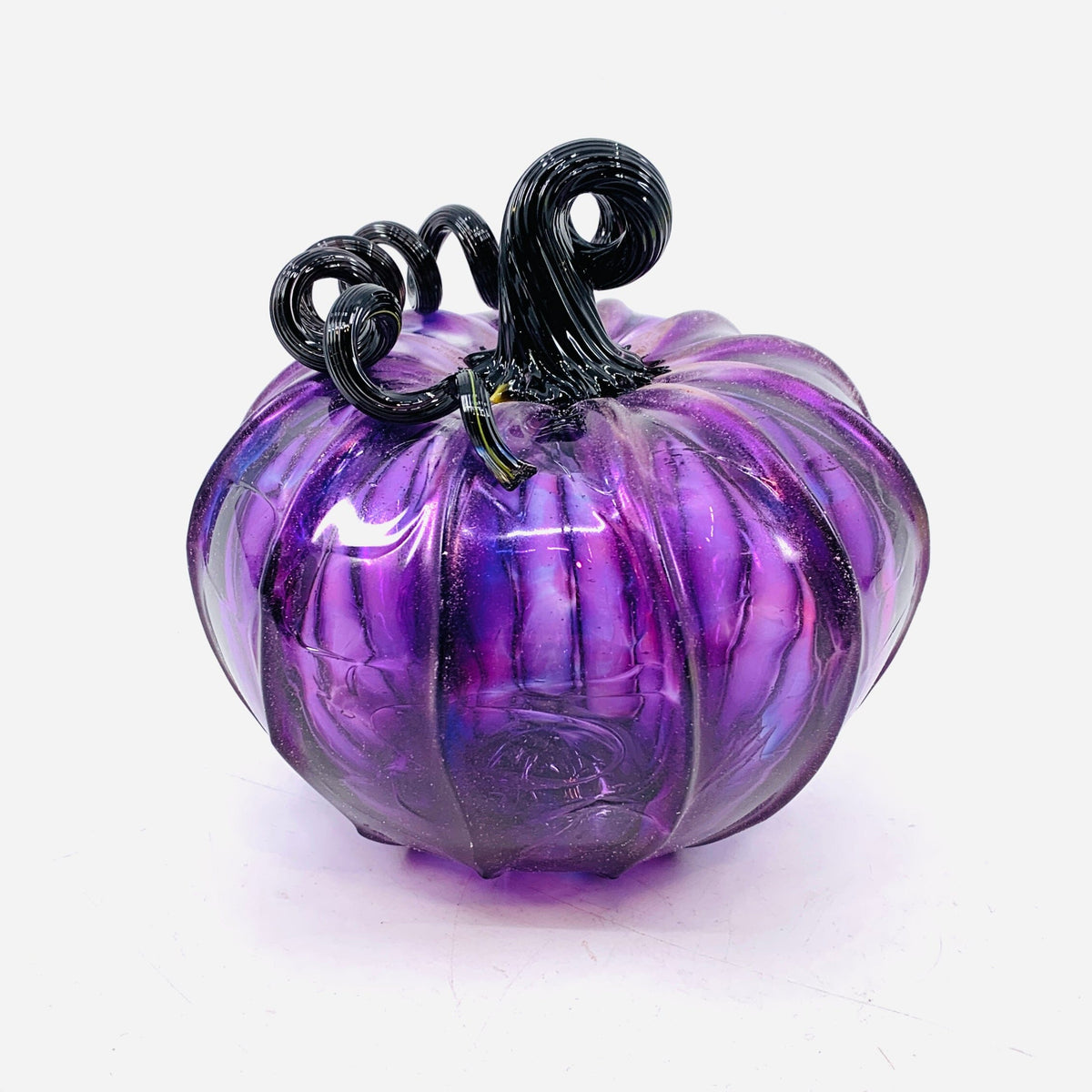 Daily Pumpkin 1266 Shimmer Squat Daily Pumpkin Luke Adams Glass Blowing Studio 