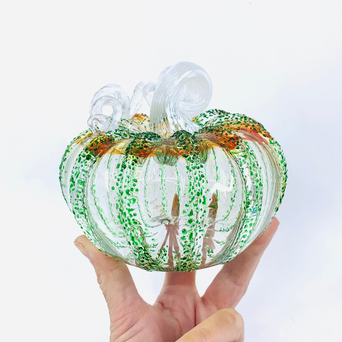 Daily Pumpkin 1528 Holiday Squat Gabby Luke Adams Glass Blowing Studio 