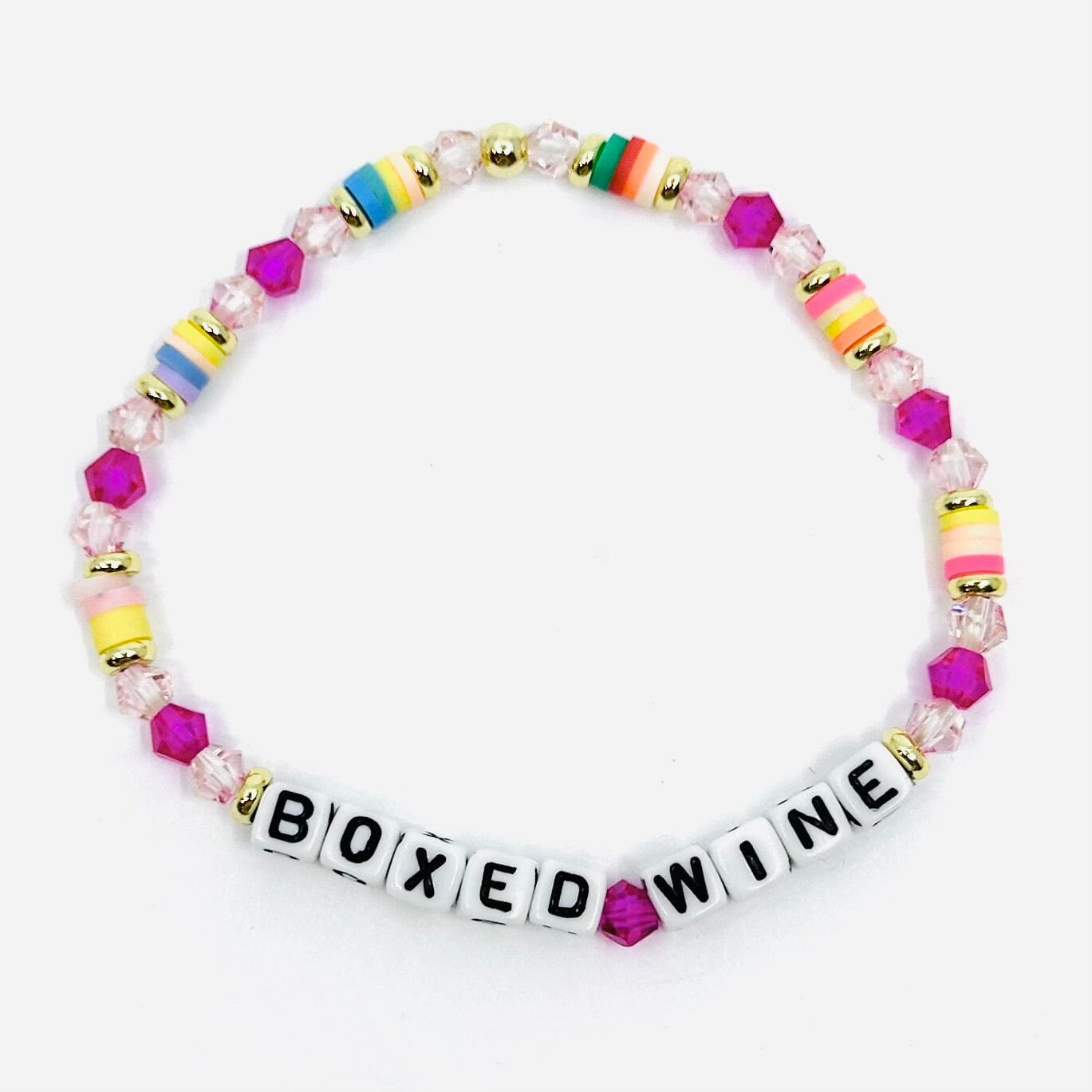 Stackable Wine Friendship Bracelets - Boxed Wine - 