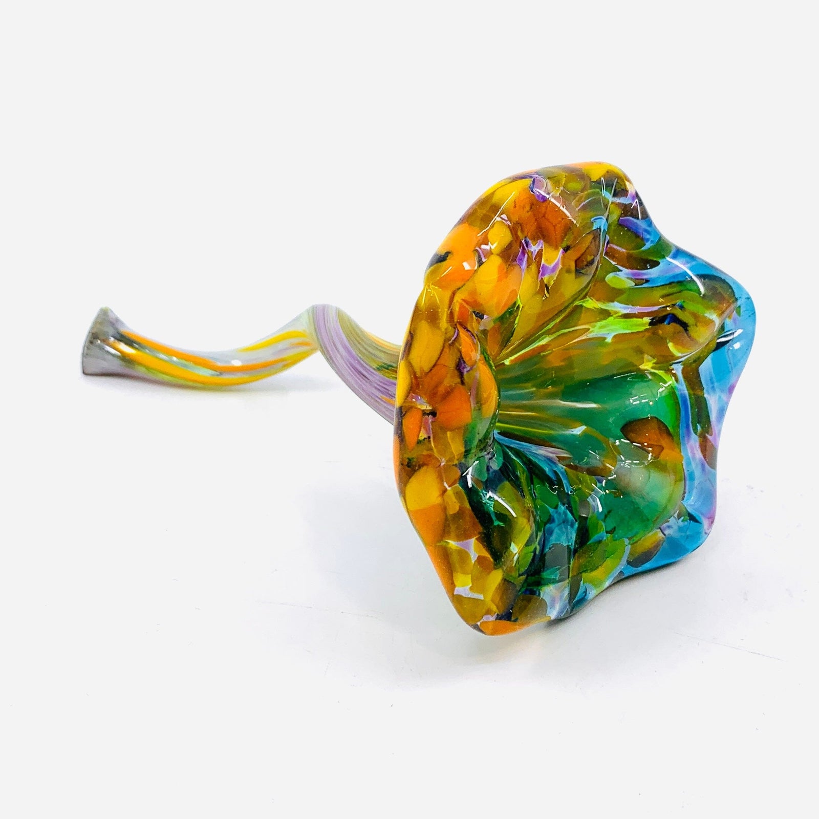 Pulled Glass Flower 8 Decor Luke Adams Glass Blowing Studio 