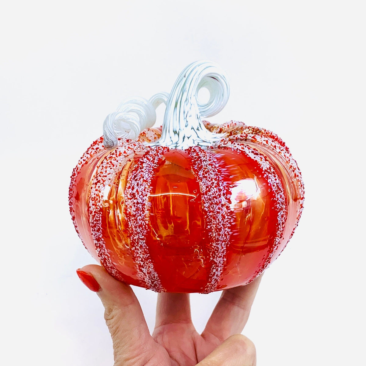 Daily Pumpkin 704 Holiday Squat Gabby Luke Adams Glass Blowing Studio 