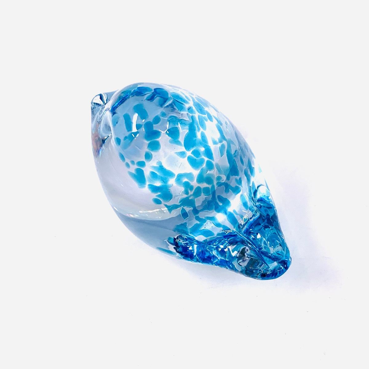 Little Glass Bird, Raindrop Confetti Miniature Henrietta Glass 