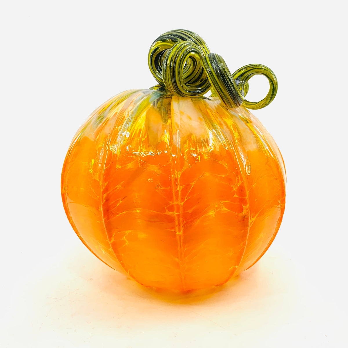 Daily Pumpkin 649 Large Gabby Luke Adams Glass Blowing Studio 