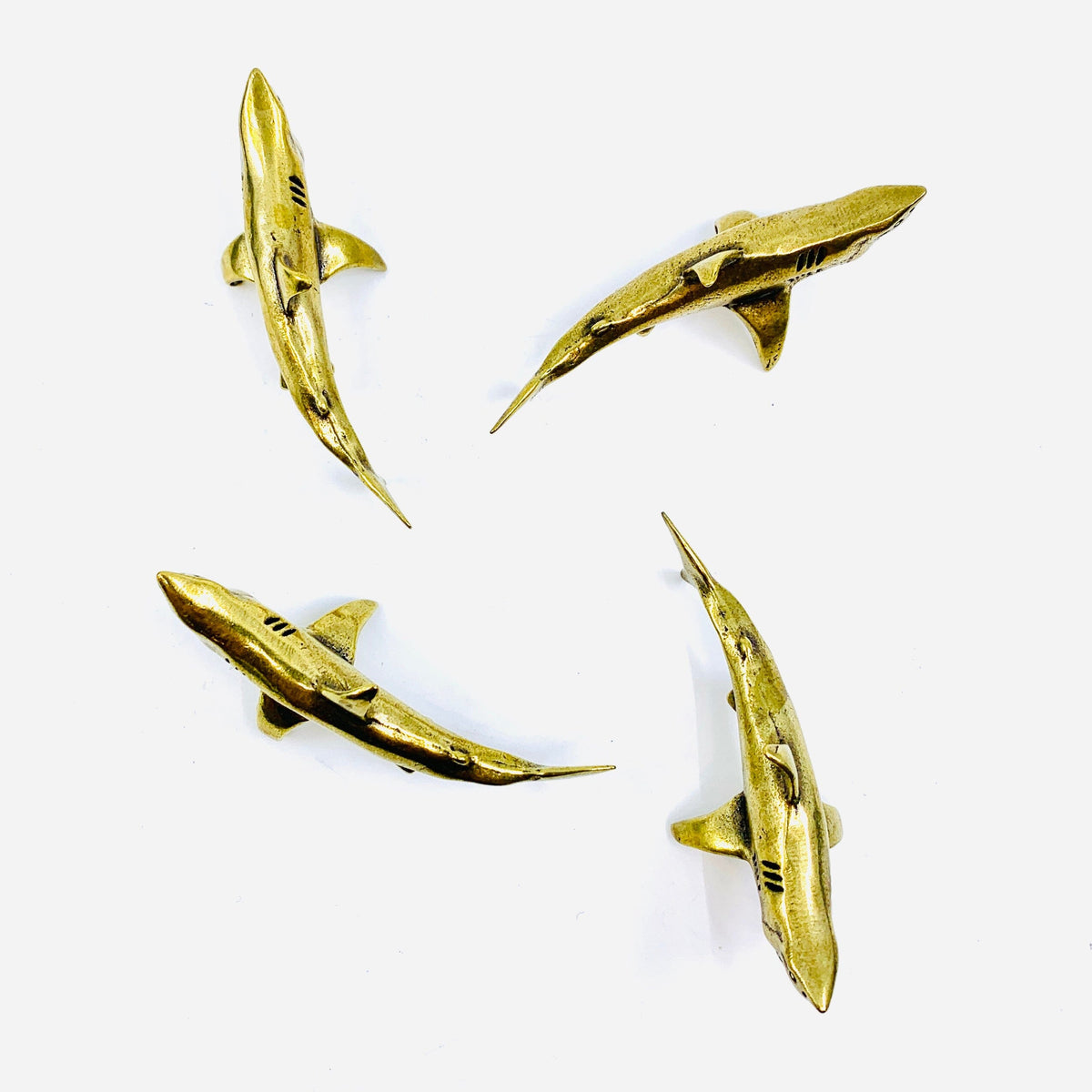 Miniature Brass Shark Miniature - 