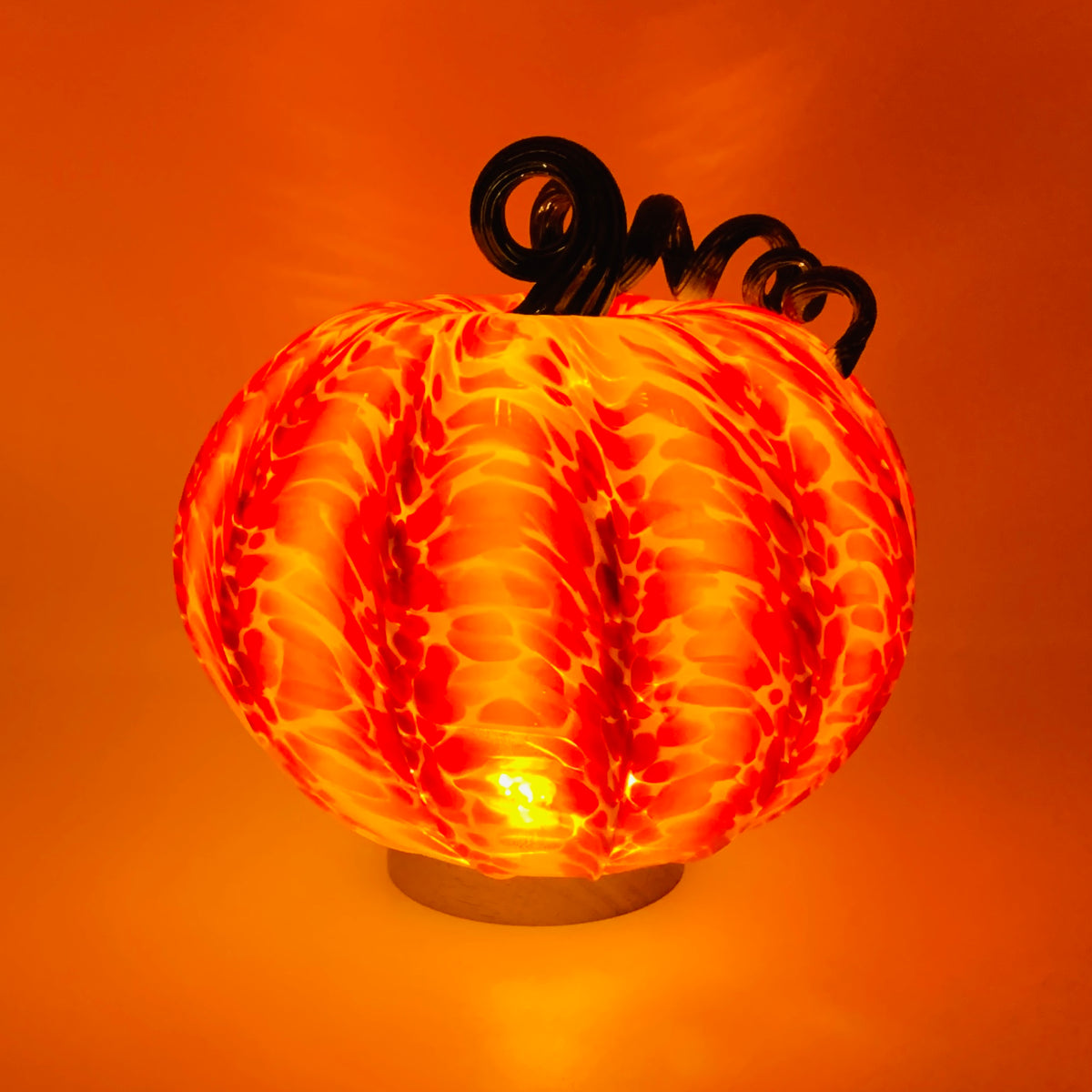 Cordless Wooden Lighted Base