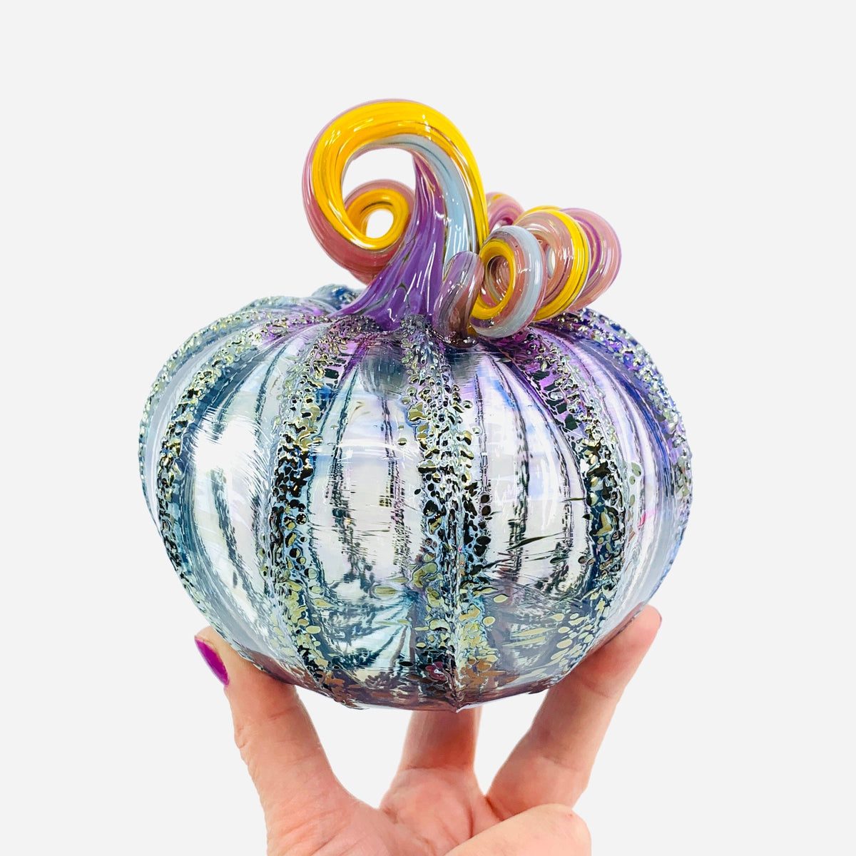 Daily Pumpkin 3028 Squat Gabby Luke Adams Glass Blowing Studio 