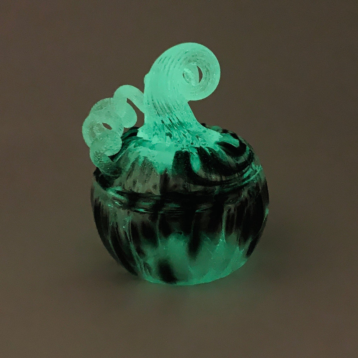 Daily Pumpkin 387 Fall Oops Mini Daily Pumpkin Luke Adams Glass Blowing Studio 