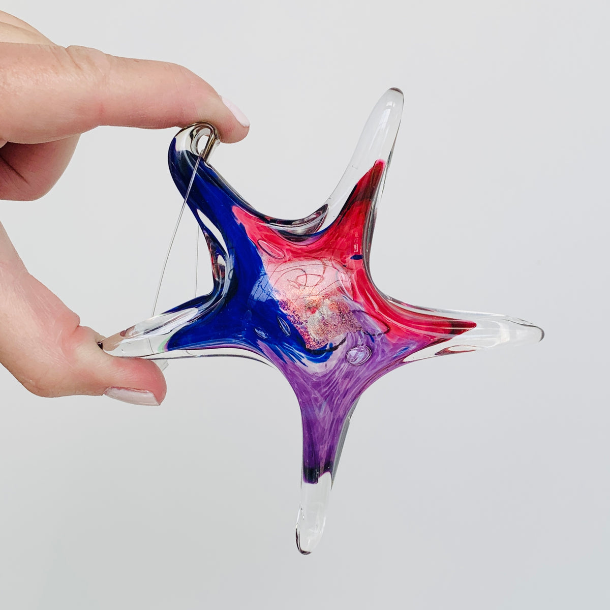 Daily Pumpkin 1196 Signed Starfish Suncatcher