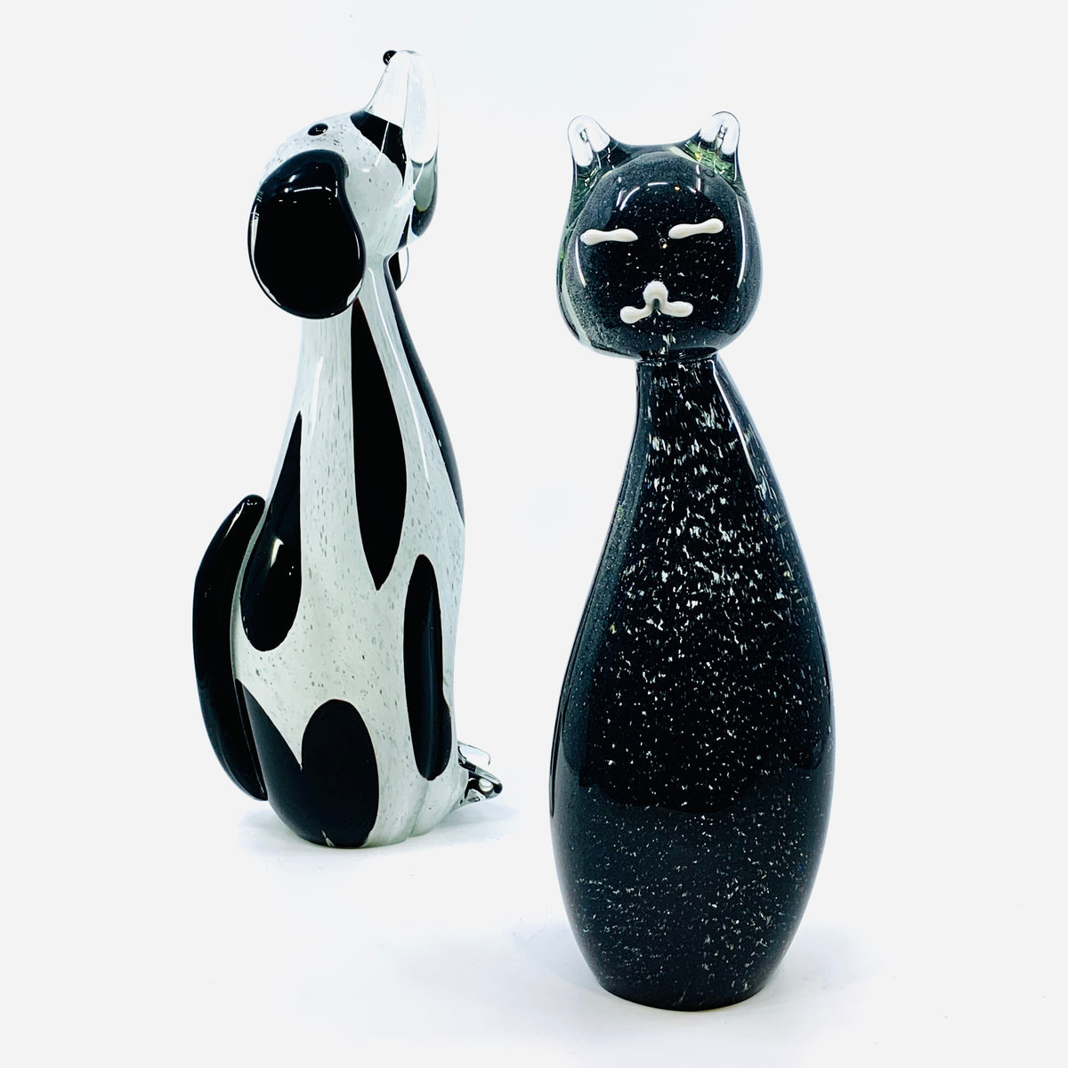 Sleek Black Cat Statue