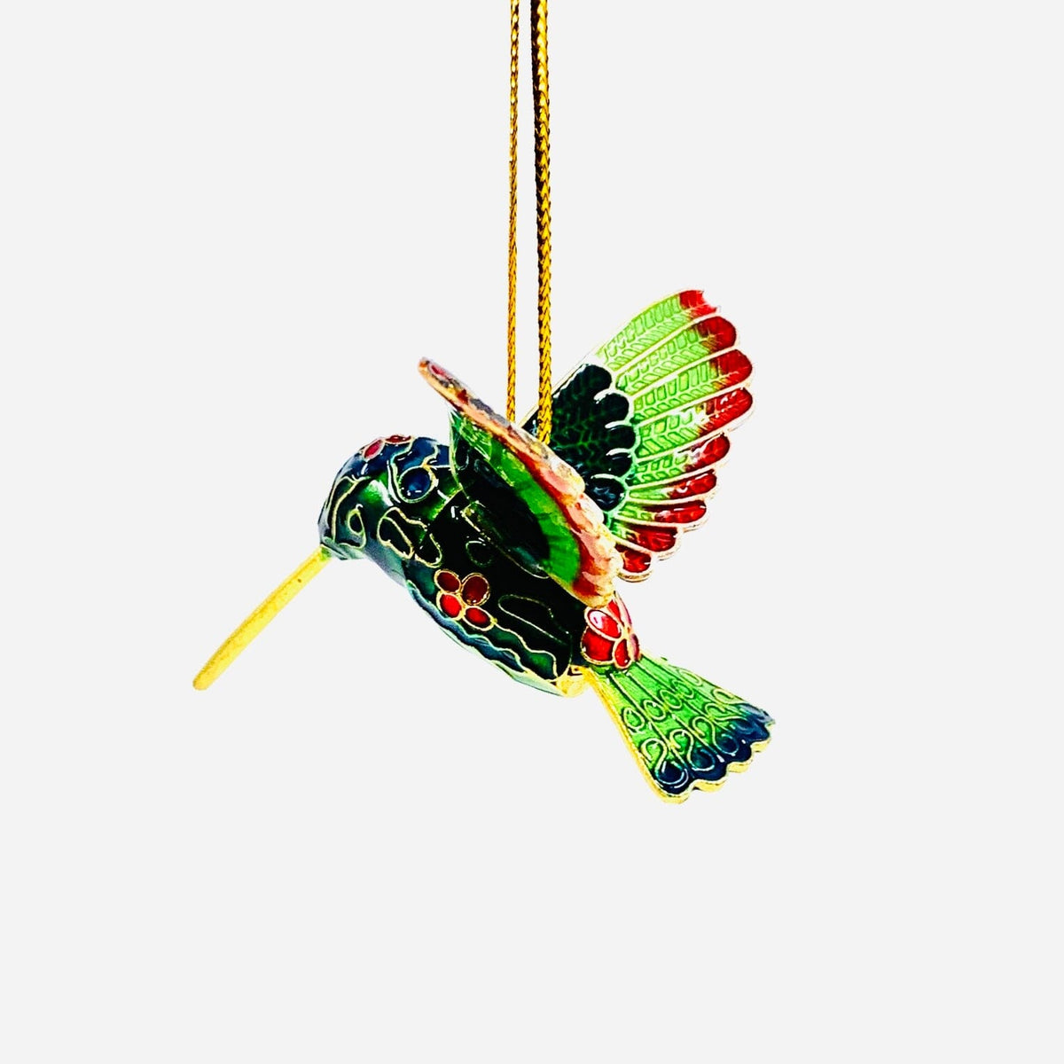 Enamel Hummingbird Ornament, 41 Ornament Kubla Craft 