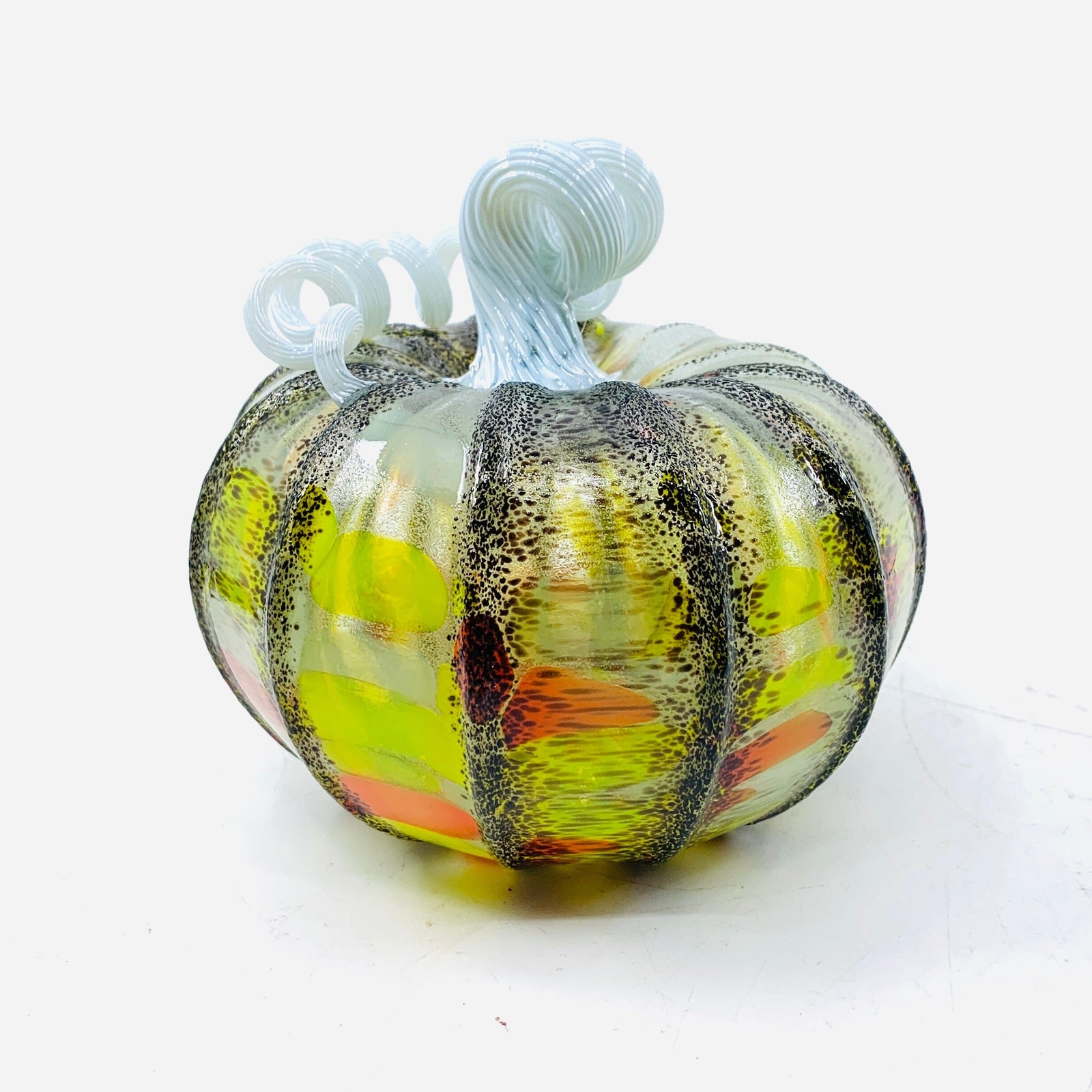 Daily Glow Pumpkin 879 Squat Daily Pumpkin Luke Adams Glass Blowing Studio 