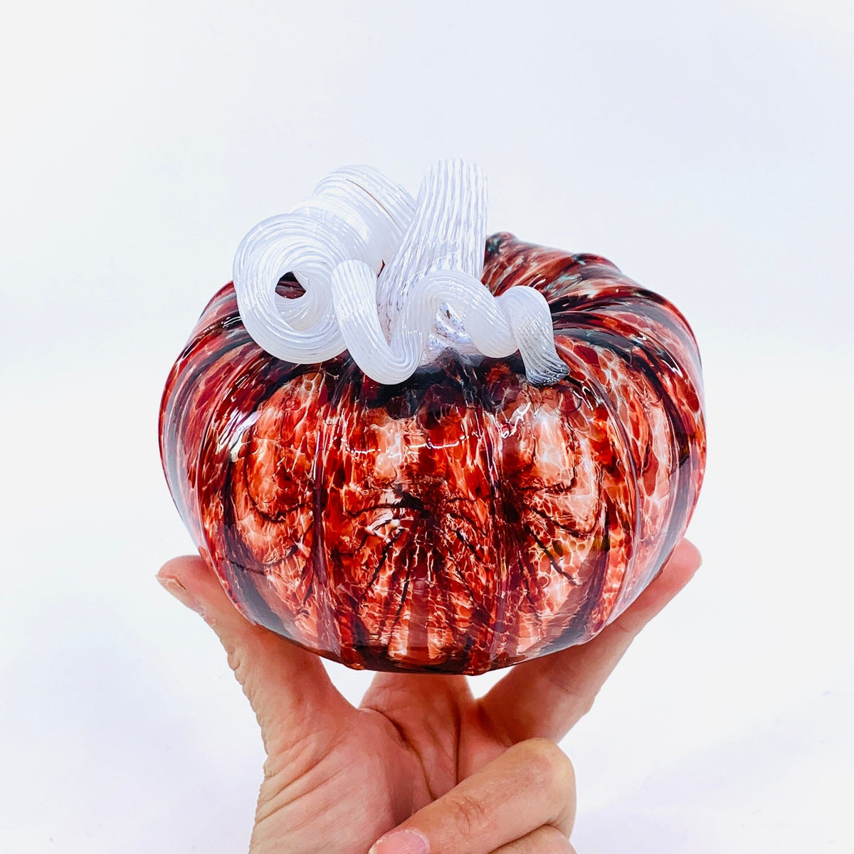 Daily Pumpkin 1084 Holiday Squat Gabby Luke Adams Glass Blowing Studio 