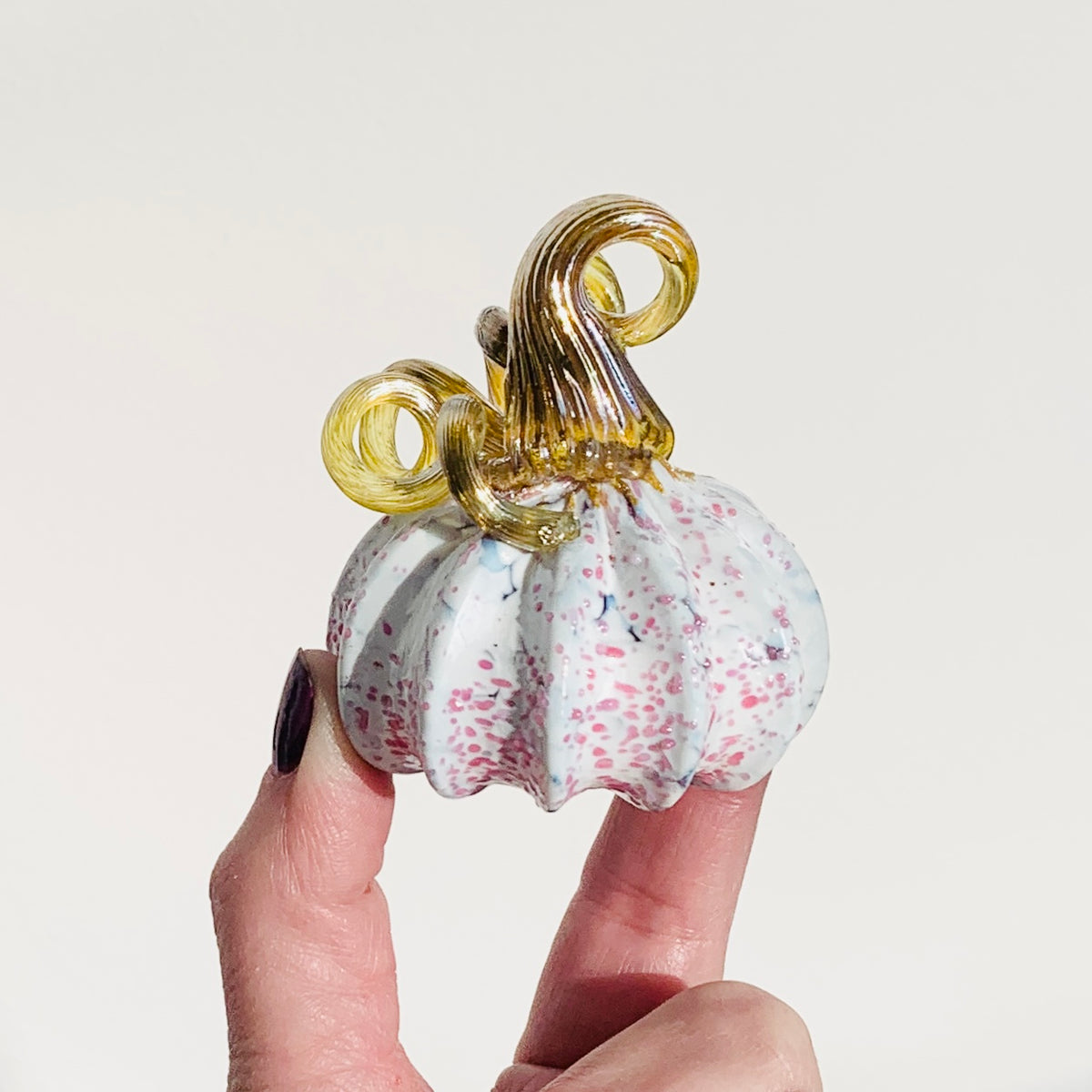 Daily Pumpkin 845 “Breast Cancer Awareness” Mini Paperweight