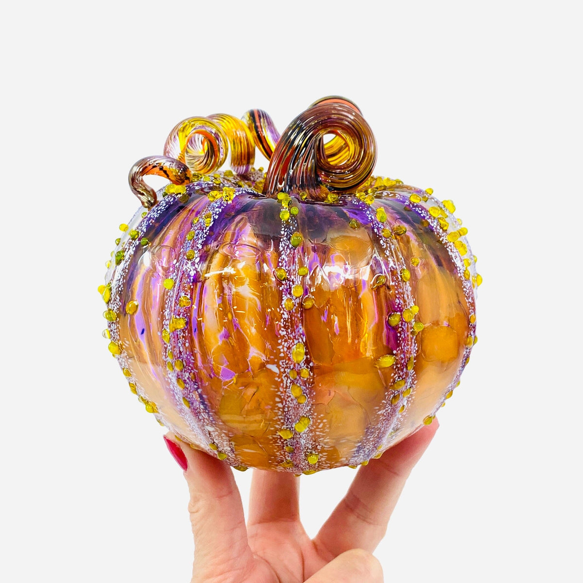 Daily Pumpkin 2465 Squat Gabby Luke Adams Glass Blowing Studio 