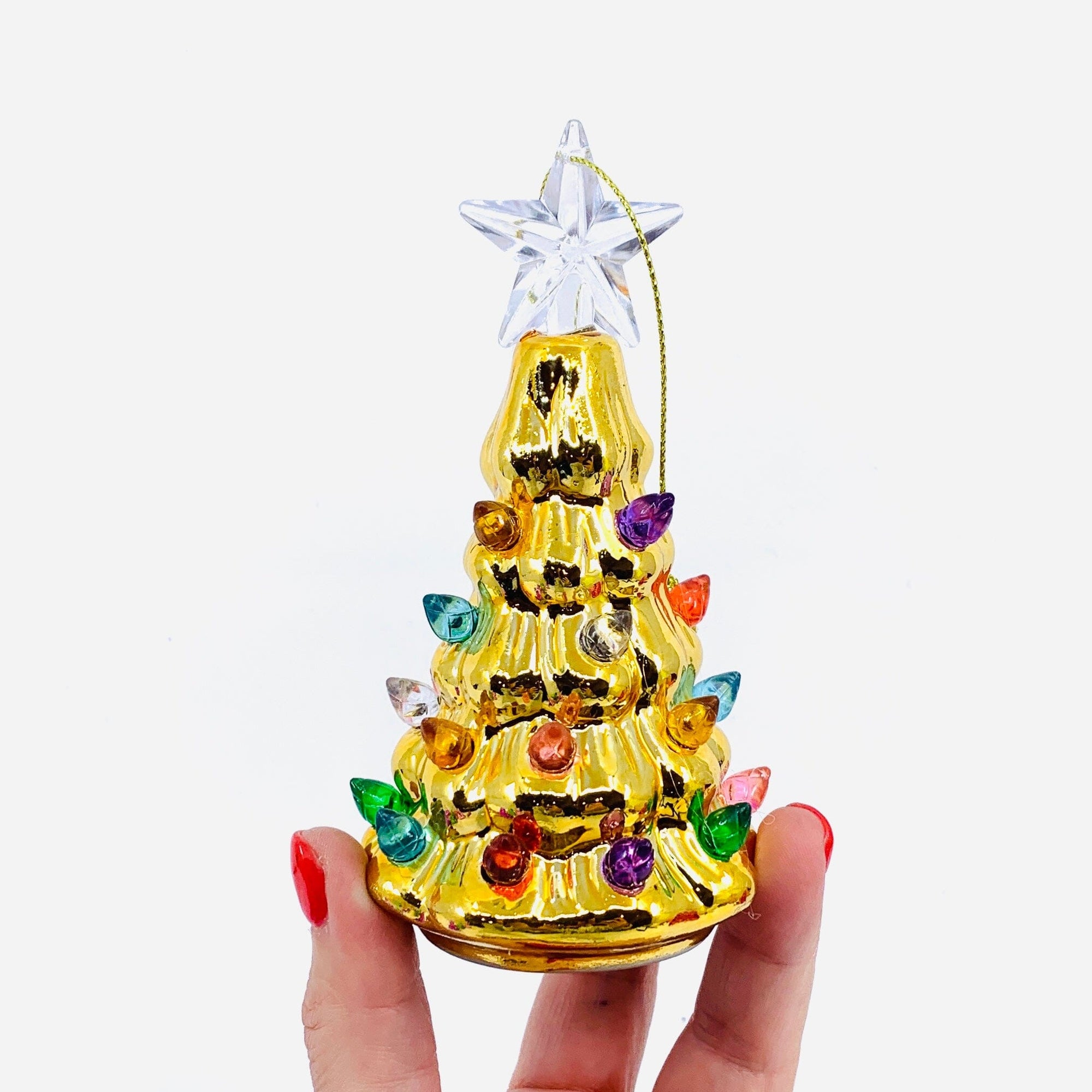 Metallic Tree Ornaments, Gold One Hundred 80 Degrees 
