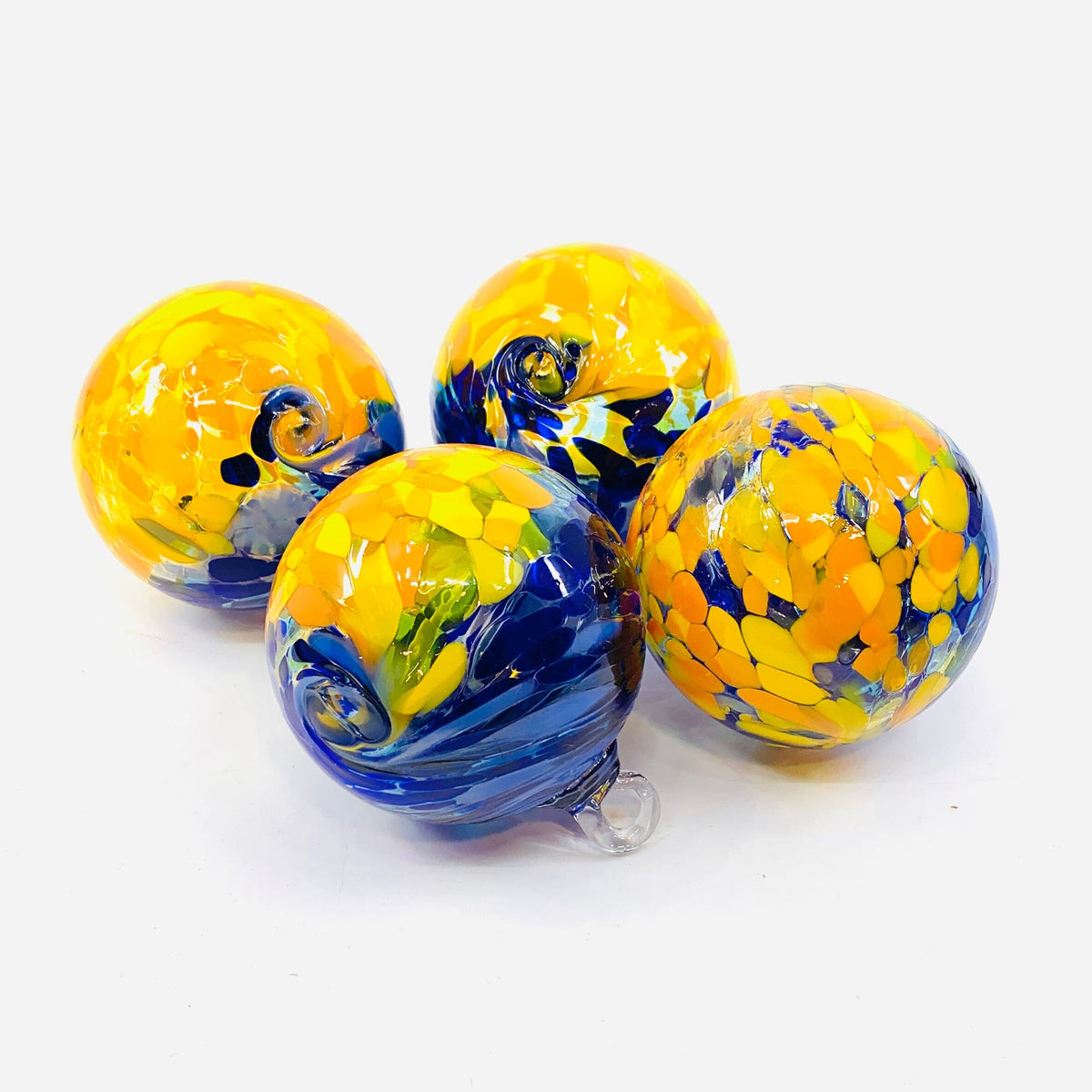Mini Ornament, Starry Night Ornament Luke Adams Glass Blowing Studio 