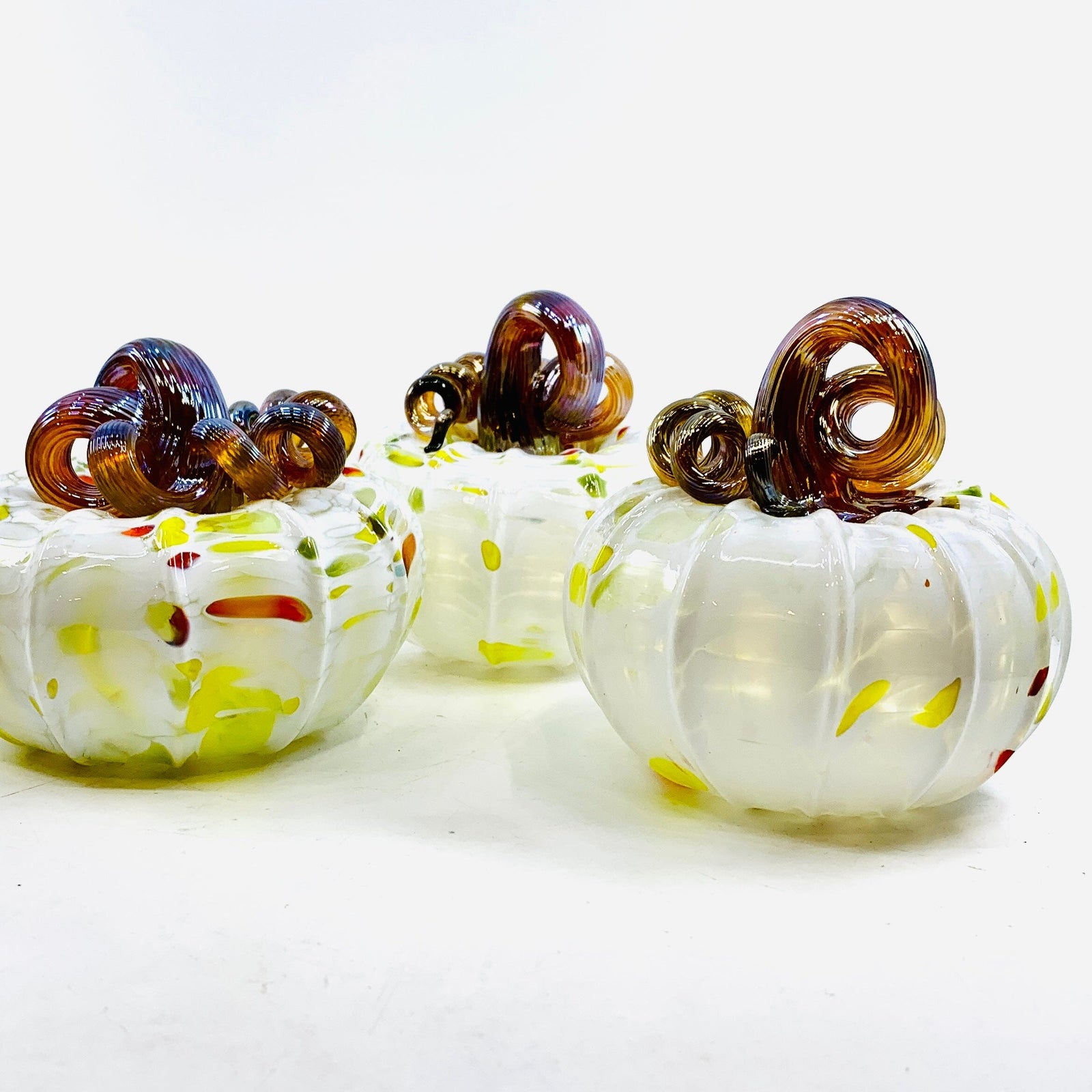 Daily Pumpkin 464 Fall Oops Celtic Solstice Squat Daily Pumpkin Luke Adams Glass Blowing Studio 