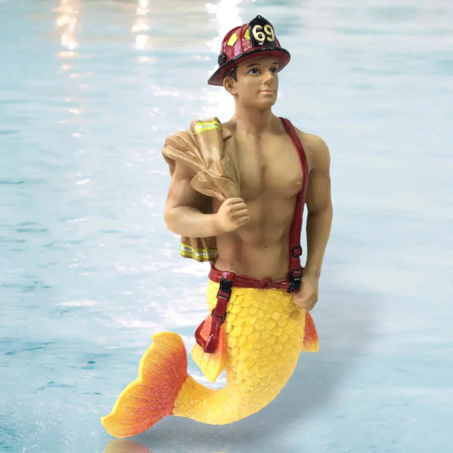 Back Draft Merman Ornament December Diamonds 