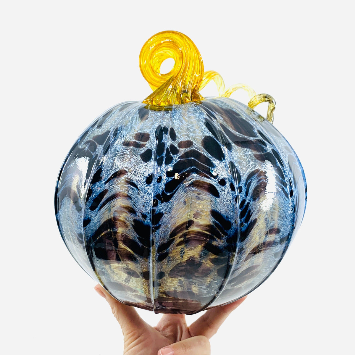 Daily Pumpkin 1207 Large Daily Pumpkin Luke Adams Glass Blowing Studio 