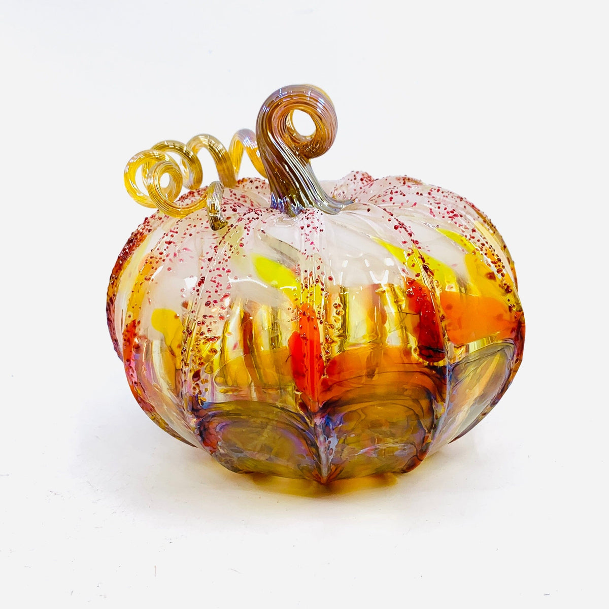 Daily Pumpkin 329 Fall Squat Daily Pumpkin Luke Adams Glass Blowing Studio 