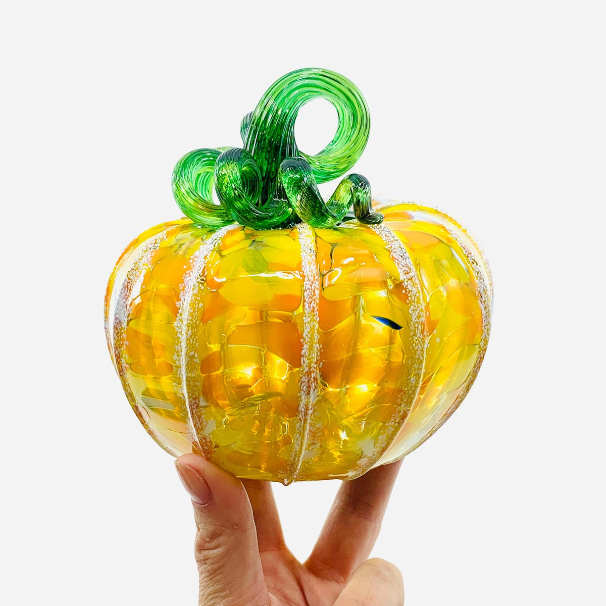 Daily Pumpkin 1204 Squat Daily Pumpkin Luke Adams Glass Blowing Studio 