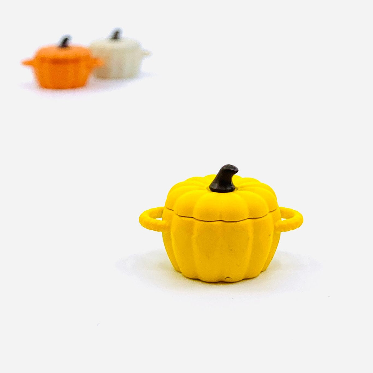 Miniature Pumpkin Soup Pot, Yellow Miniature - 