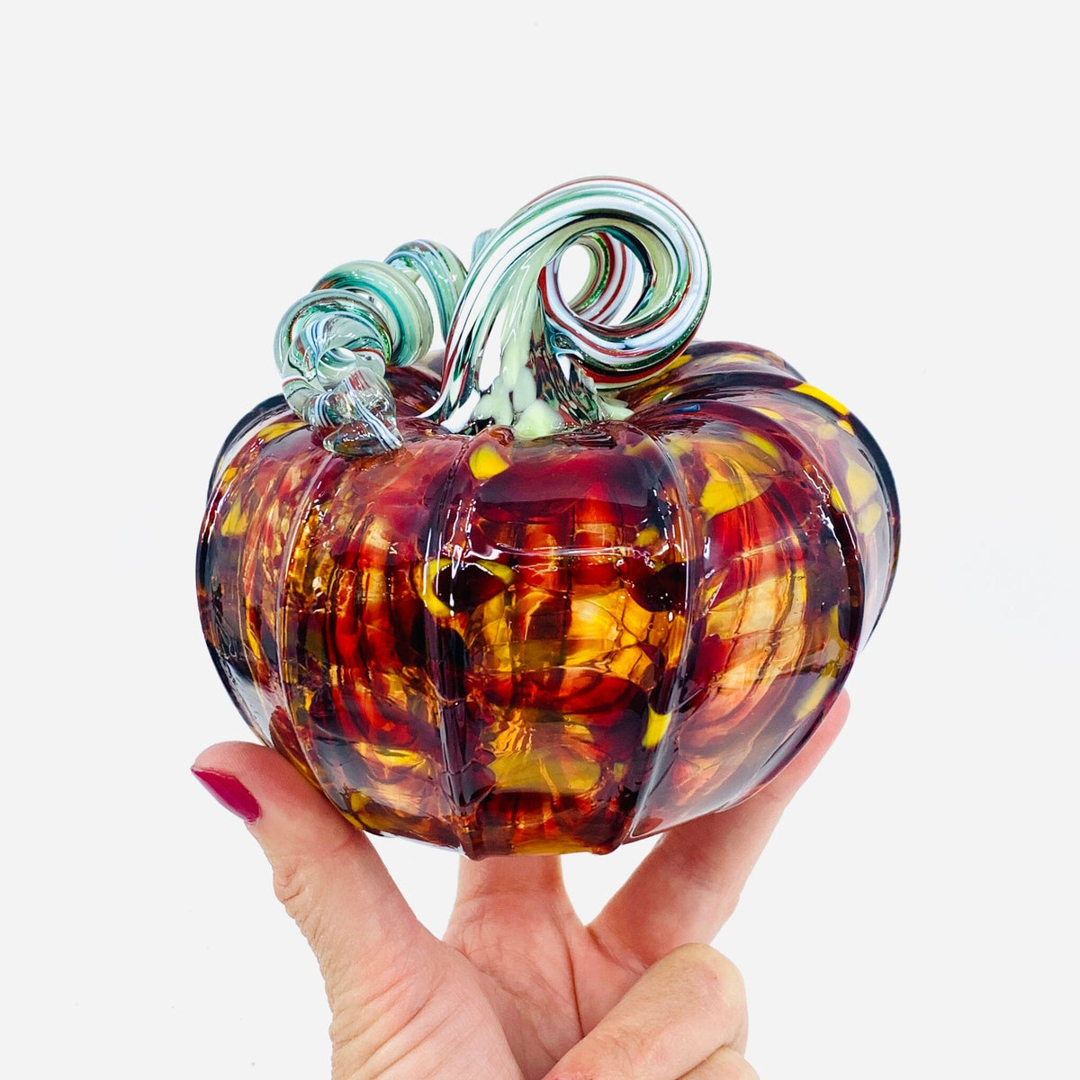 Daily Pumpkin 1943 Holiday Squat Gabby Luke Adams Glass Blowing Studio 