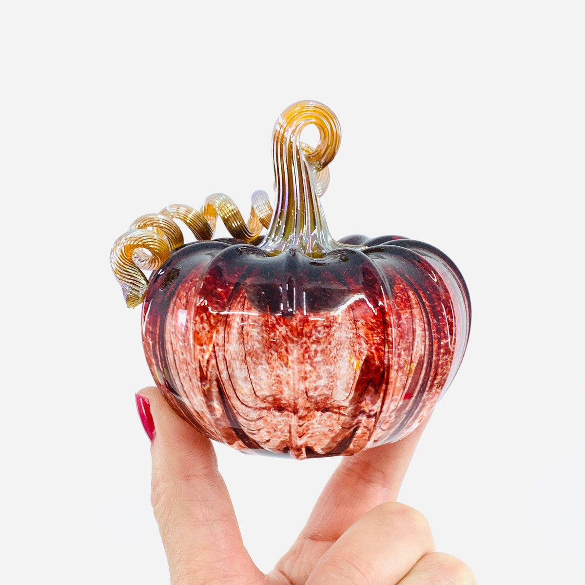 Daily Pumpkin 3714 Cutie Gabby Luke Adams Glass Blowing Studio 