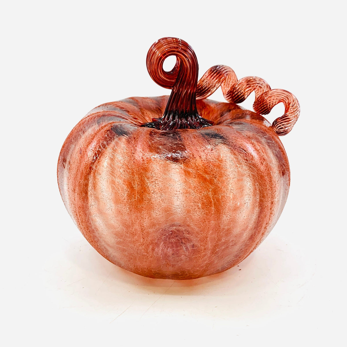 Daily Pumpkin 55 Fall Shimmer Squat Daily Pumpkin Luke Adams Glass Blowing Studio 