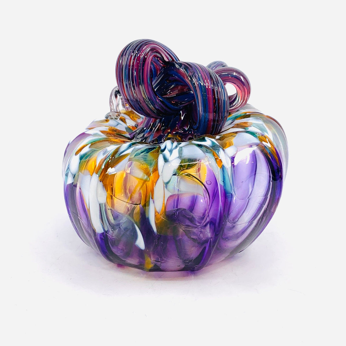 Daily Pumpkin 846 “Oops” Squat Gabby Luke Adams Glass Blowing Studio 