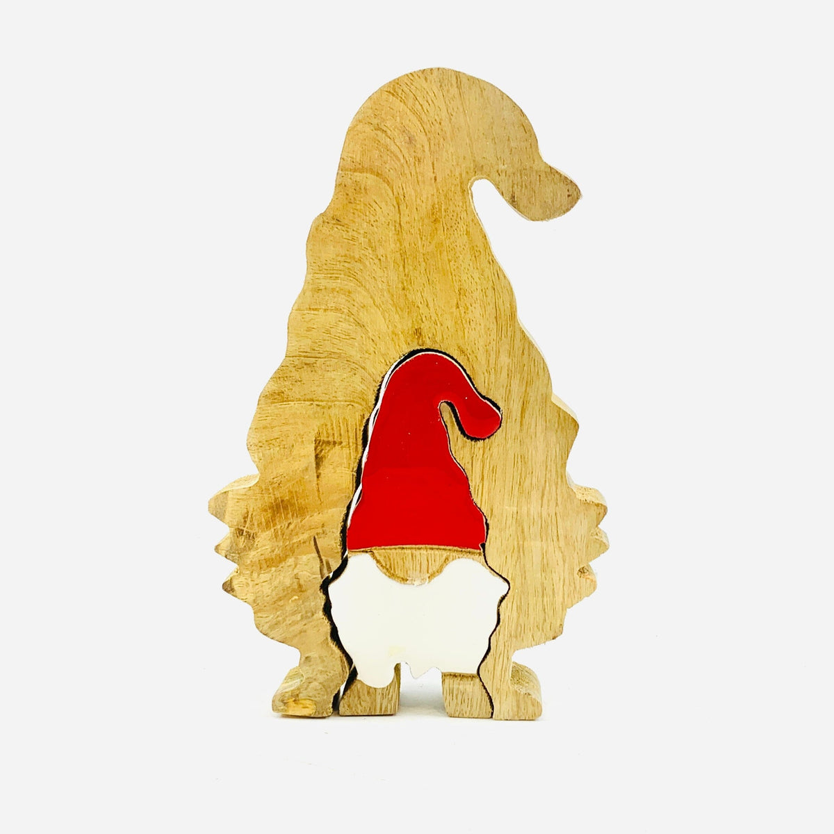 Wooden Enamel Gnome Décor KEL-TOY 
