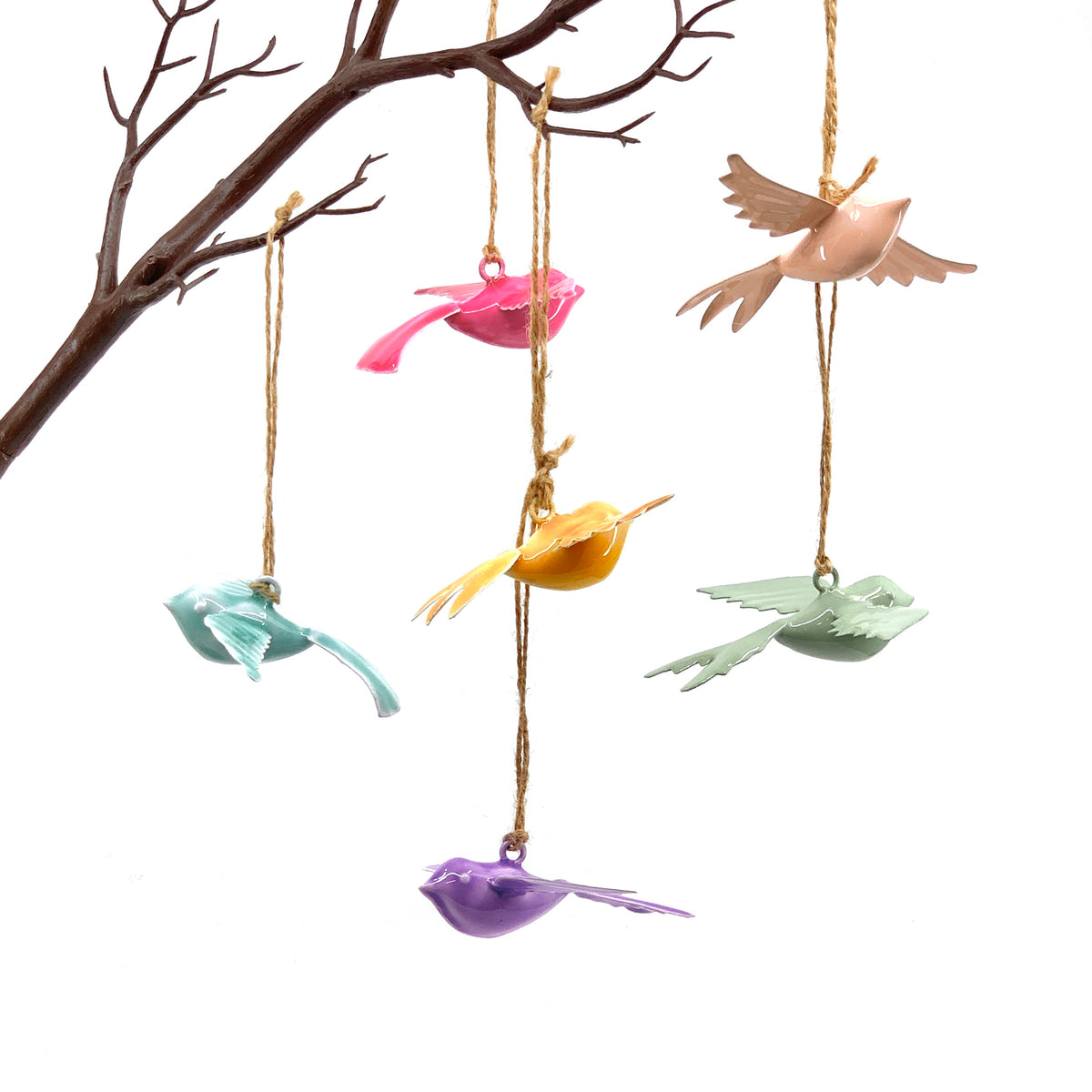 Metal Bird Ornaments