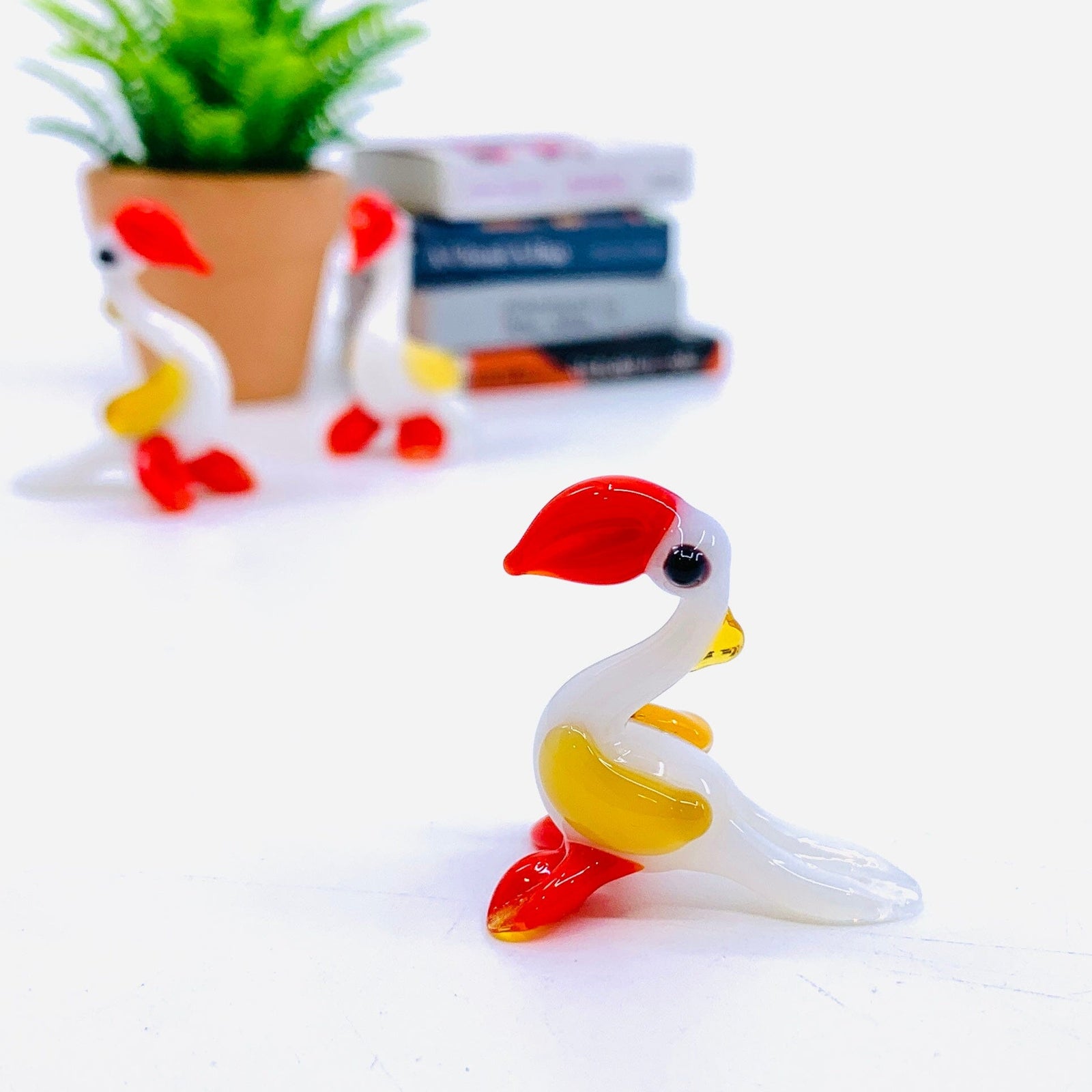 Tiny Glass Pelican 299 Miniature GANZ 