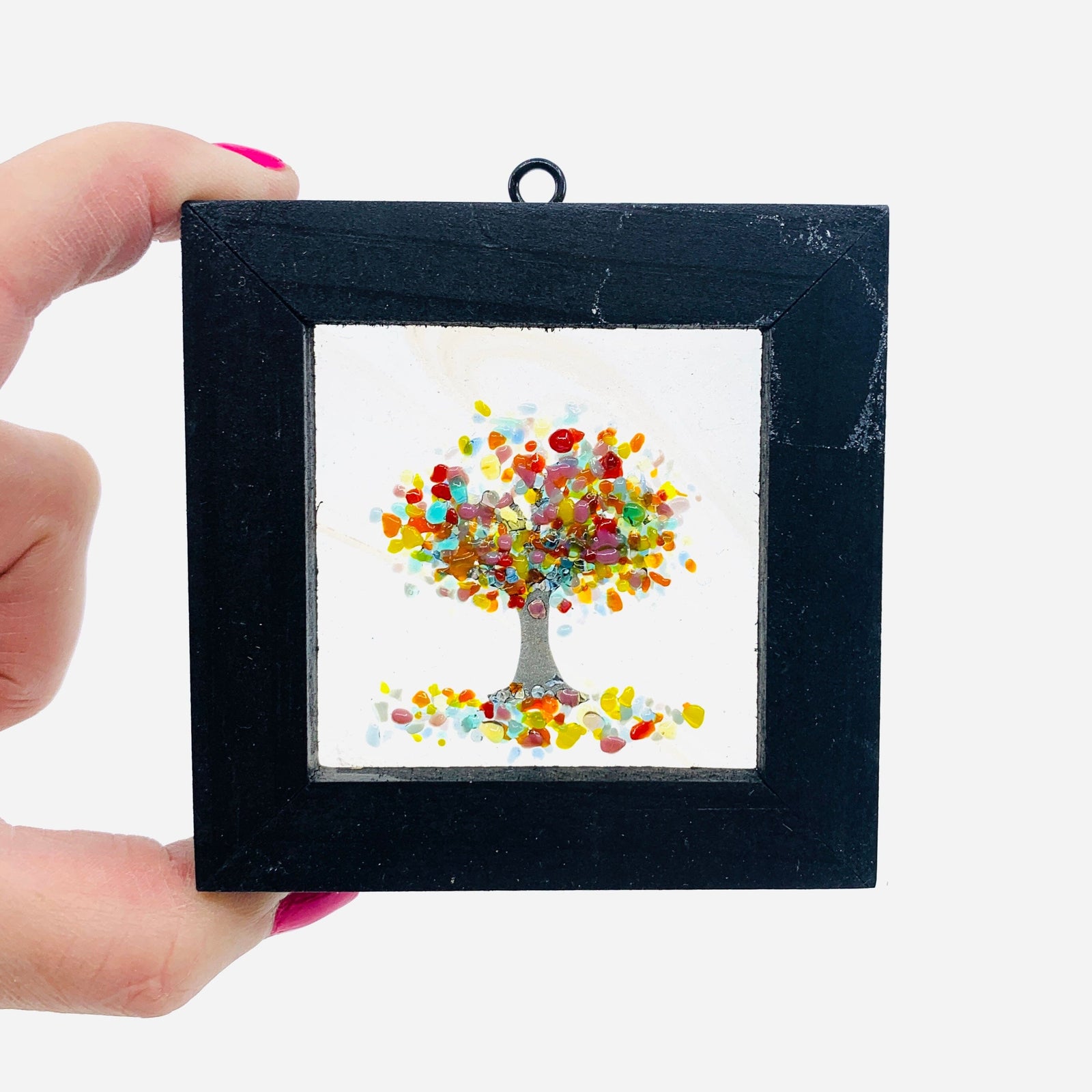 Fused Glass Tree of Life Shadow Box 118 Decor Glimmer Glass Gifts 
