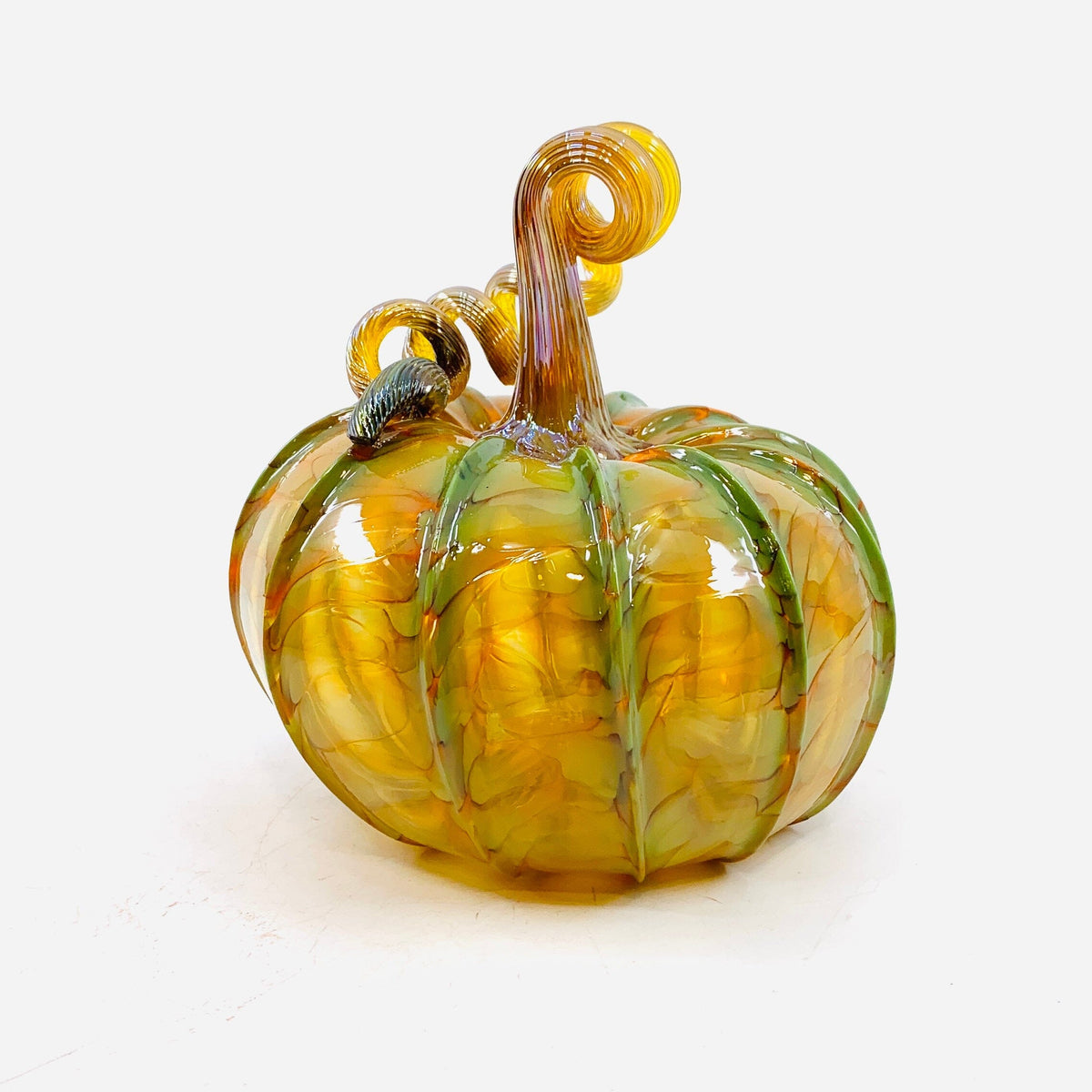 Daily Pumpkin 535 Fall Squat Daily Pumpkin Luke Adams Glass Blowing Studio 