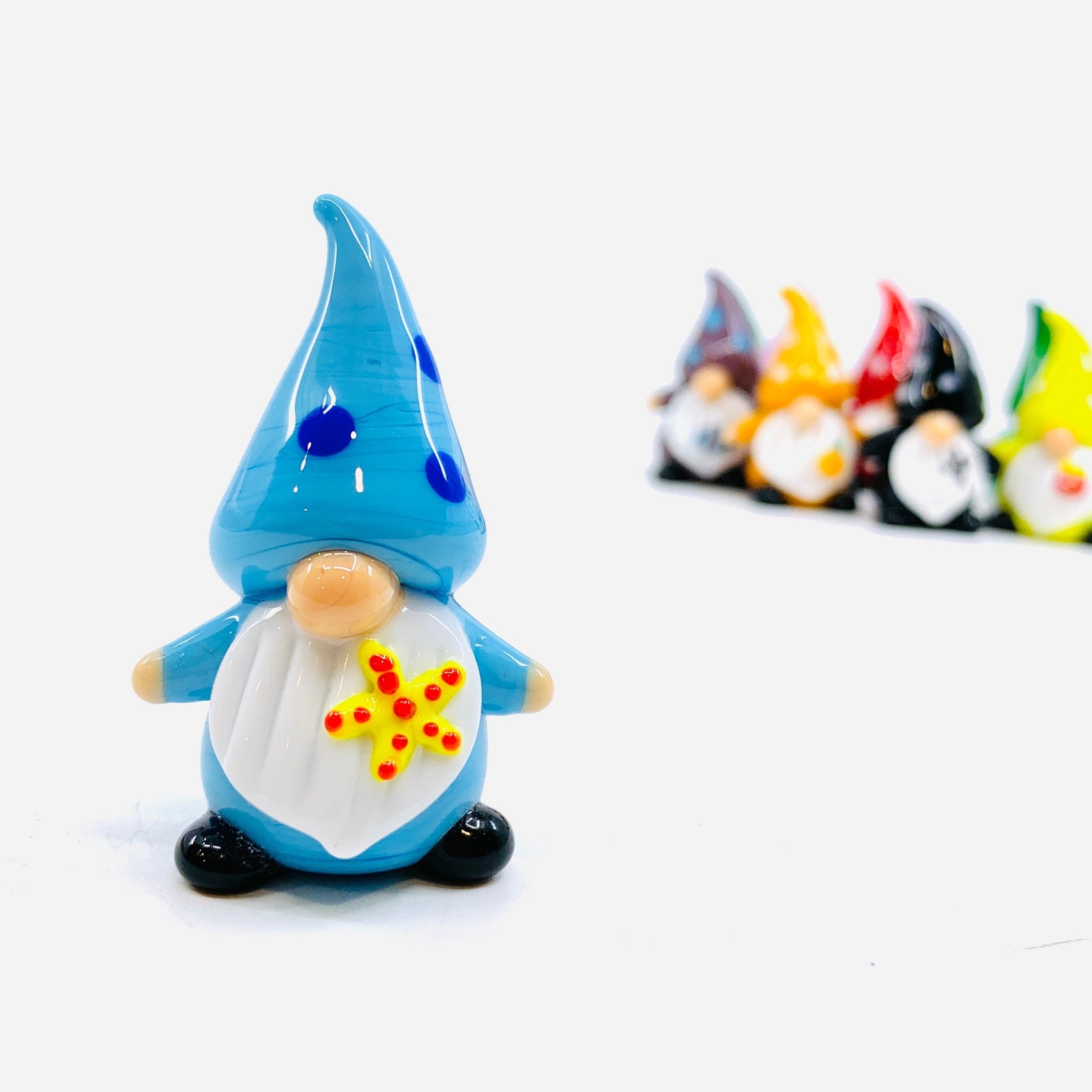 Glass Beachy Gnome Miniature Alex 