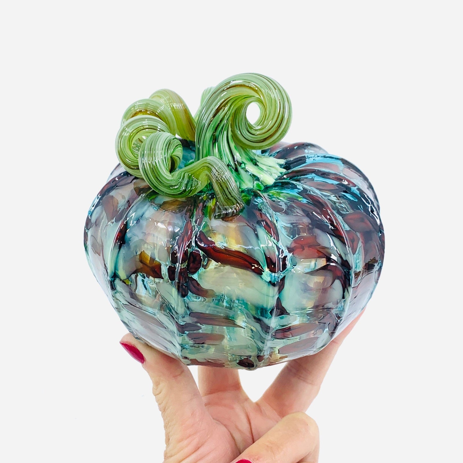 Daily Pumpkin 1913 Holiday Squat Gabby Luke Adams Glass Blowing Studio 