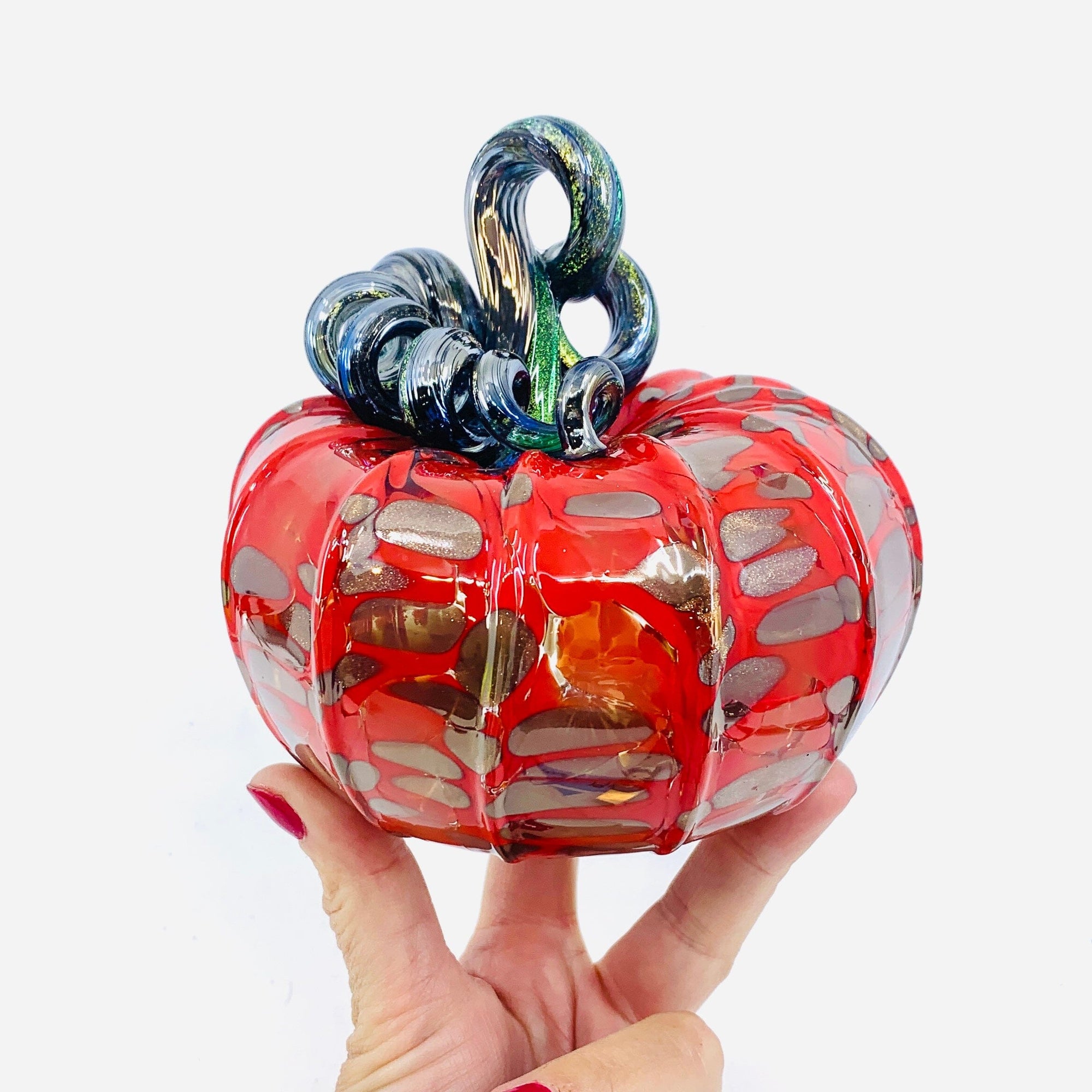 Daily Pumpkin 1892 Holiday Squat Gabby Luke Adams Glass Blowing Studio 