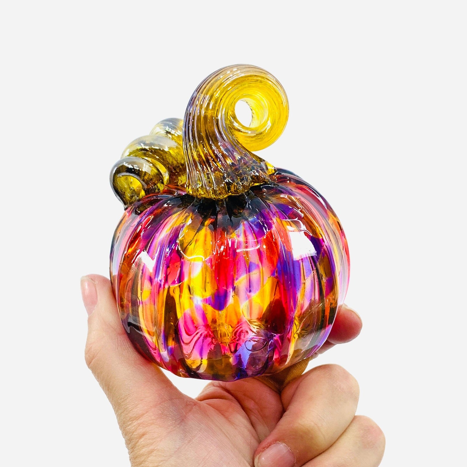 Daily Pumpkin 2418 Mini Gabby Luke Adams Glass Blowing Studio 