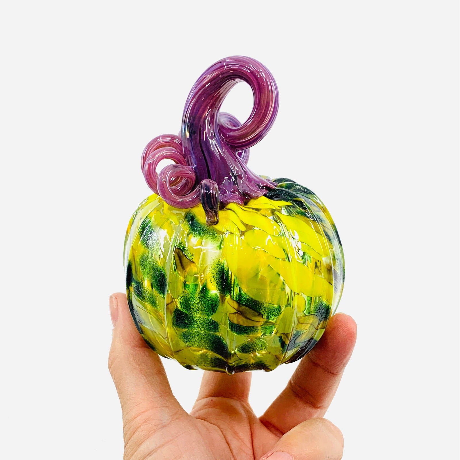 Daily Pumpkin 3608 Fall Mini Gabby Luke Adams Glass Blowing Studio 