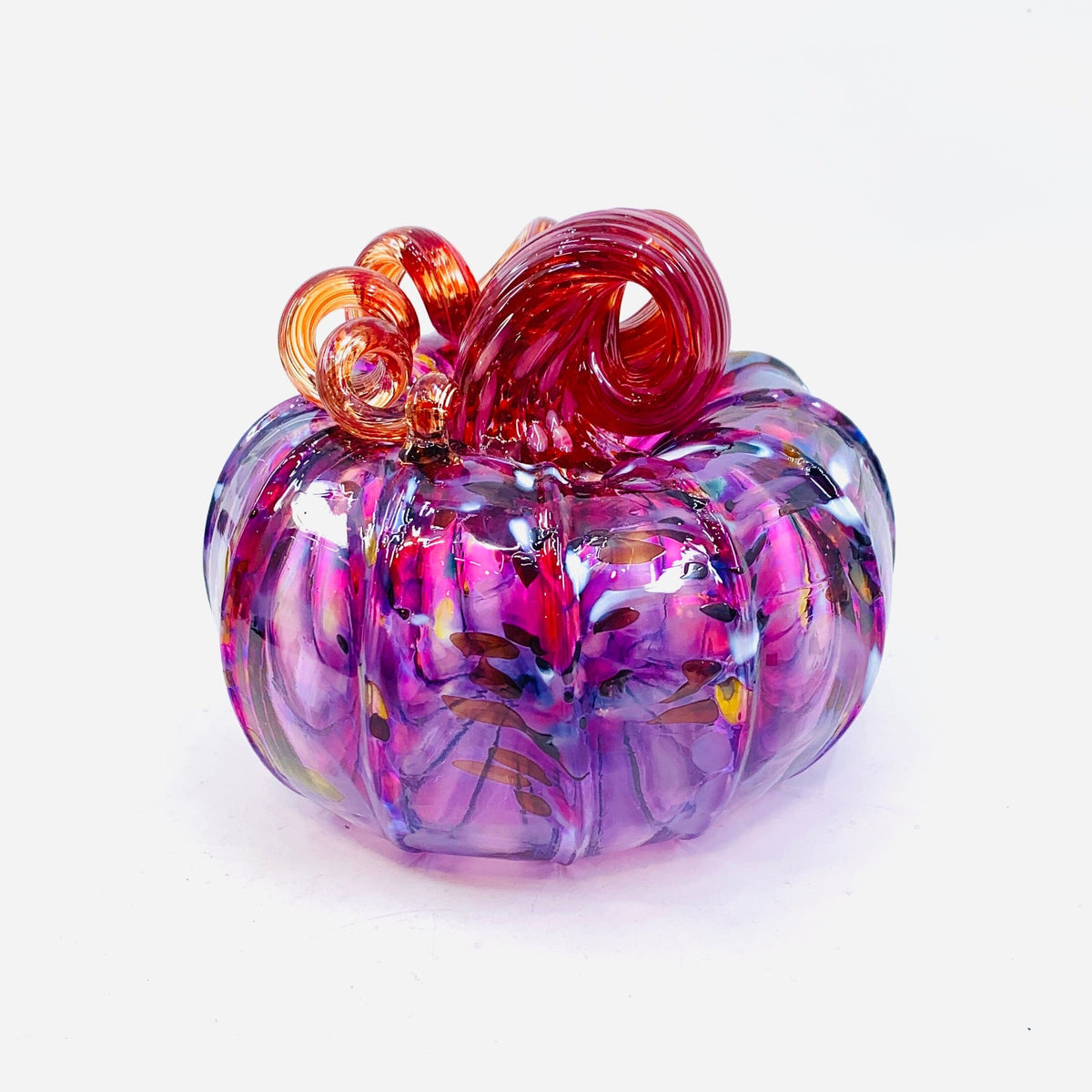 Daily Pumpkin 2863 Sweetheart Squat Gabby Luke Adams Glass Blowing Studio 