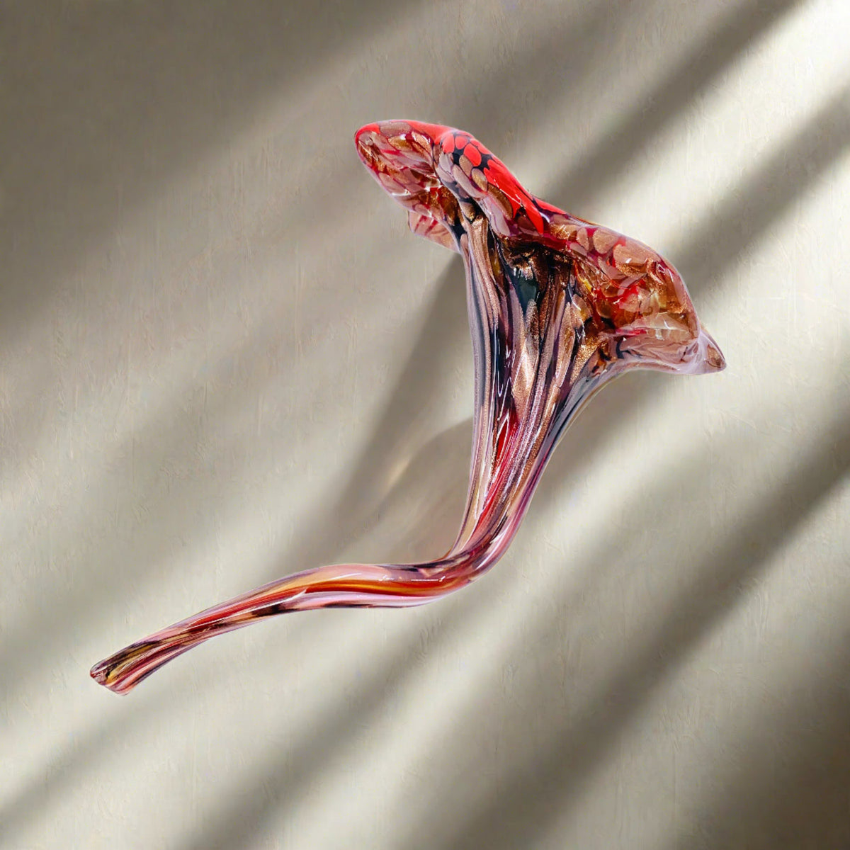 Pulled Glass Flower 525