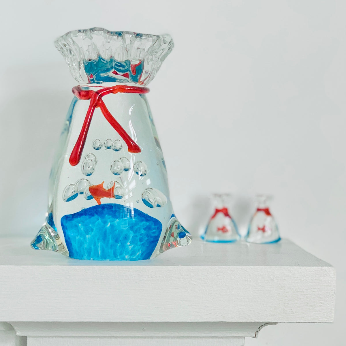 Goldfish in a Bag Paperweight