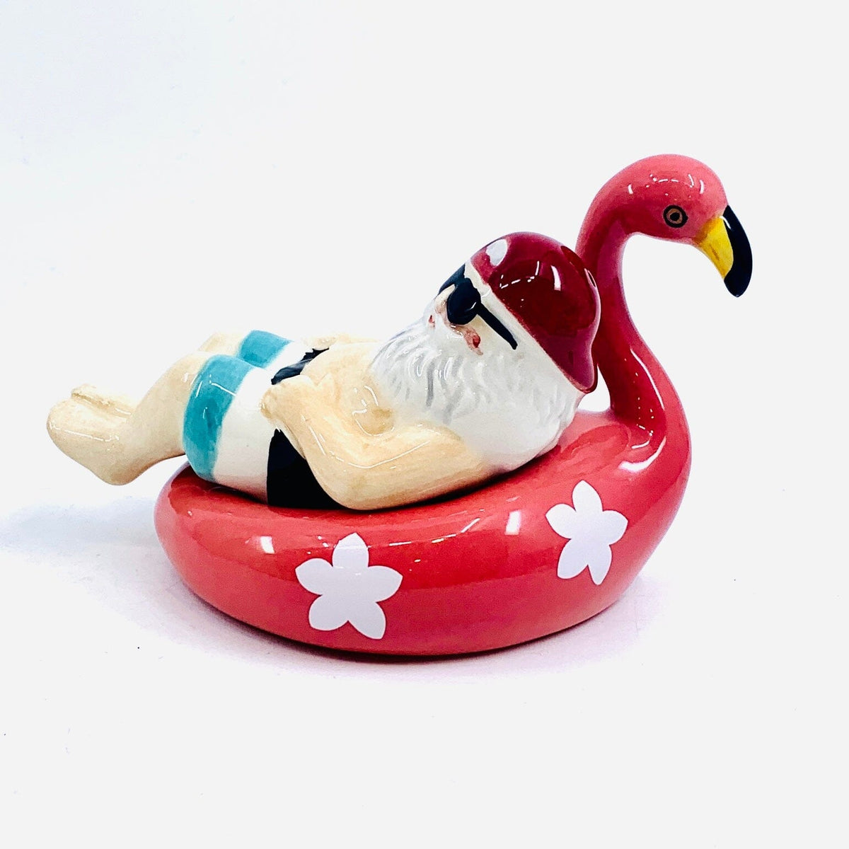 Flamingo Santa Salt and Pepper Shakers COSMOS 